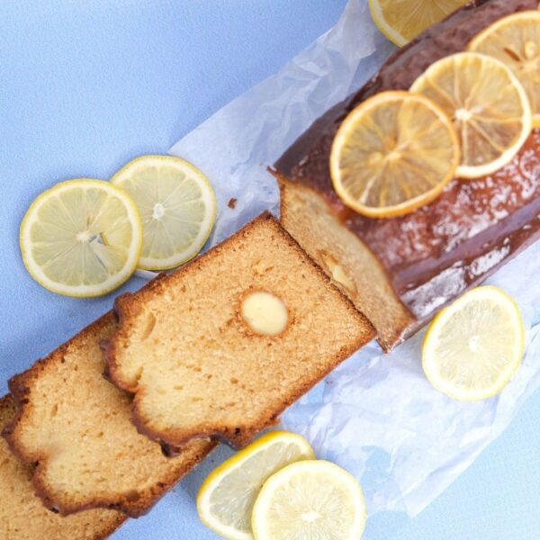 Lemon Pound Cake Slice