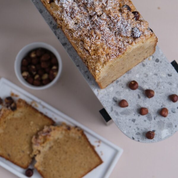 Hazelnut Pound Cake Slice