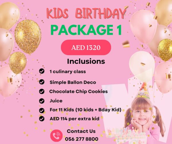 KIDS BIRTHDAY PACKAGE 1