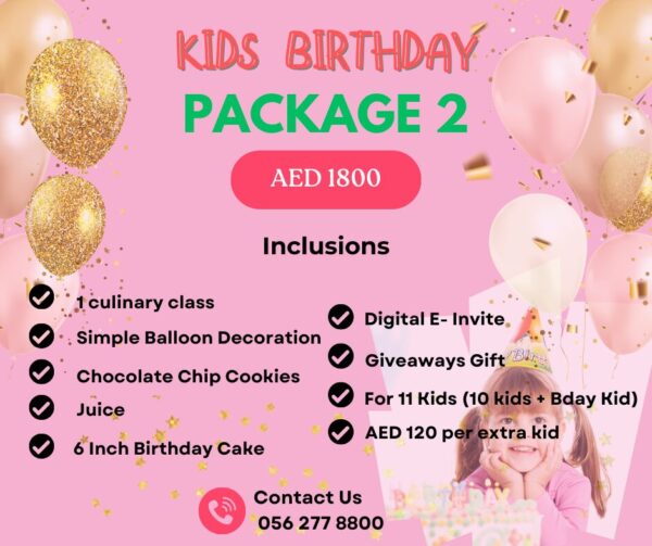 KIDS BIRTHDAY PACKAGE 2