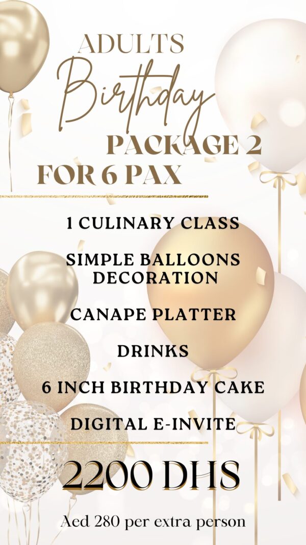 ADULT BIRTHDAY PACKAGE 2