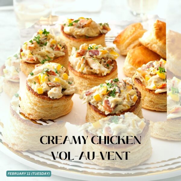 CREAMY CHICKEN VOL-AU-VENT