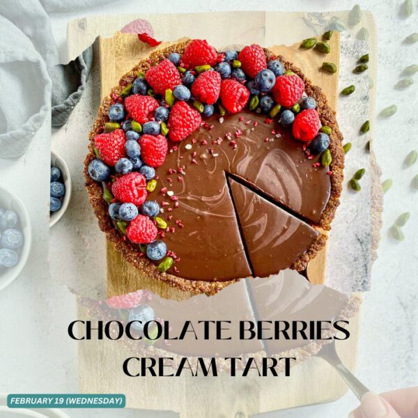 CHOCOLATE BERRIES CREAM TART