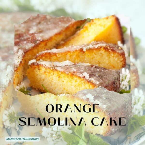 ORANGE SEMOLINA CAKE