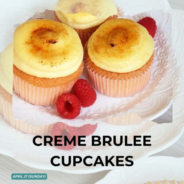 CREME BRULEE CUPCAKES