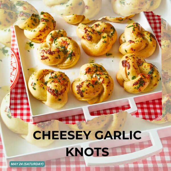 CHEESEY GARLIC KNOTS