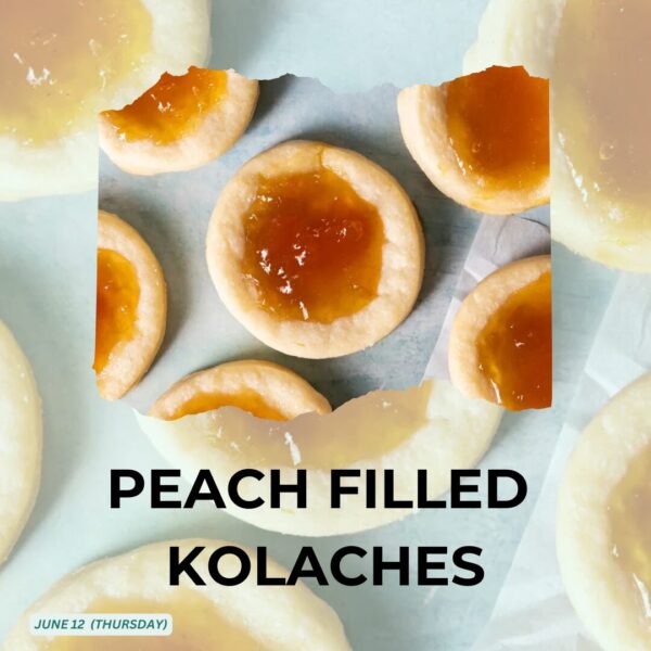 PEACH FILLED KOLACHES